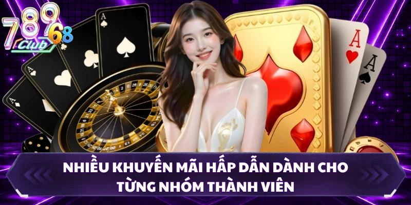 Nhiều khuyến mãi hấp dẫn dành cho từng nhóm thành viên